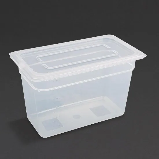 1/3 Polypropylene Gastronorm Containers With Lid