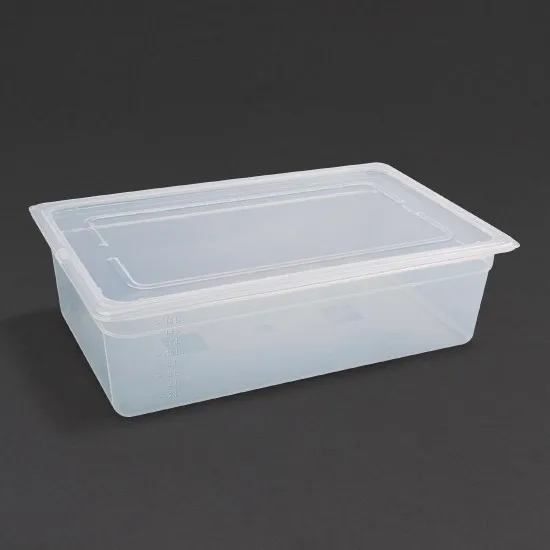 1/1 Polypropylene Gastronorm Containers With Lid