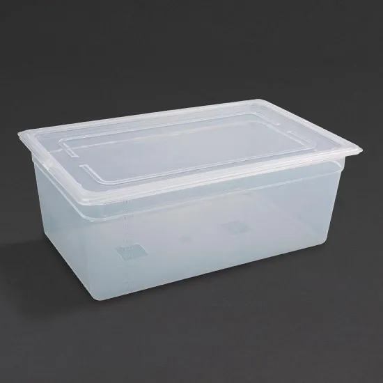 1/1 Polypropylene Gastronorm Containers With Lid