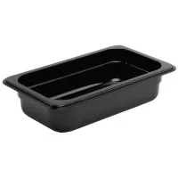 Black Polycarbonate Gn - 1/4 100mm