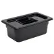 Black Polycarb Gastronorm 1/4