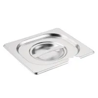 Standard St/st Gn Notched Lid - 1/9