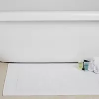Essentials Bath Mat White 34x74cm