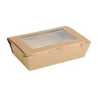 Fiesta Salad Box With Pet Window 1200ml (pack 150)