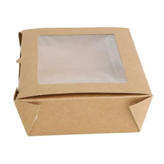 Fiesta Salad Box With Pet Window 1200ml (pack 150)