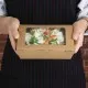 Fiesta Salad Box With Pet Window 1200ml (pack 150)