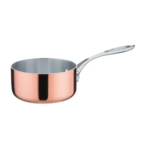 Vogue Induction Tri Wall Copper Saucepan 160x70mm