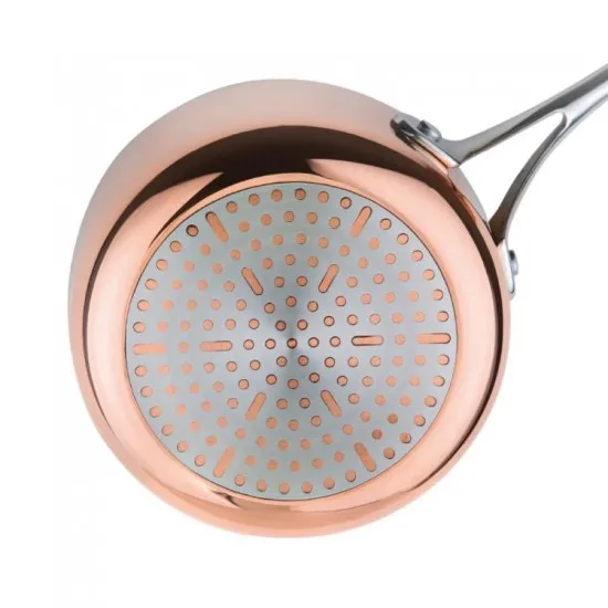 Vogue Induction Tri Wall Copper Saucepan 160x70mm