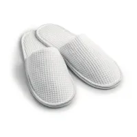 Essentials Honeycomb Slippers White One Size Closed