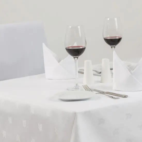 Luxury Luxor White Table Clohs