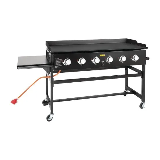 Buffalo 6 Burner Lpg Bbq Griddle