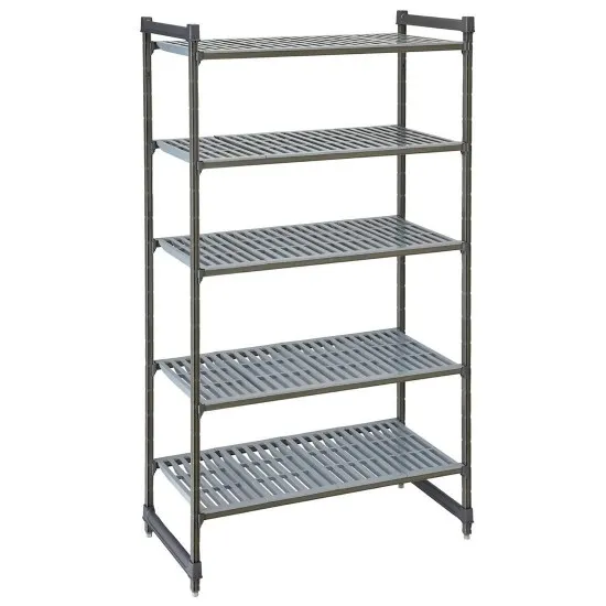Cambro Camshelving Basics Plus Starter Unit 5 Tier Vented Shelves