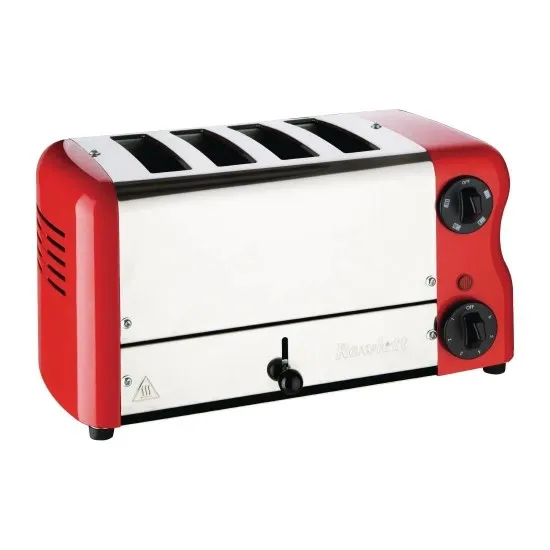 Rowlett Esprit 4 Slot Toaster With Elements & Sandwich Cage
