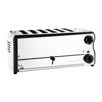 Rowlett Esprit 6 Slot Toaster White With Elements & Sandwich Cage