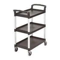 Cambro Three Tier Black Trolley 965(h) X 835(w) X 410(d)mm
