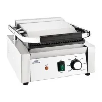 Nisbets Essentials Contact Grill Ribbed Top 1.8kw