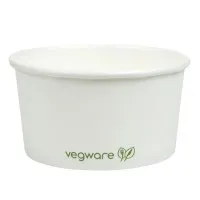 Vegware Compostable Hot Food Pots 230ml/8oz (pk Of 1000)