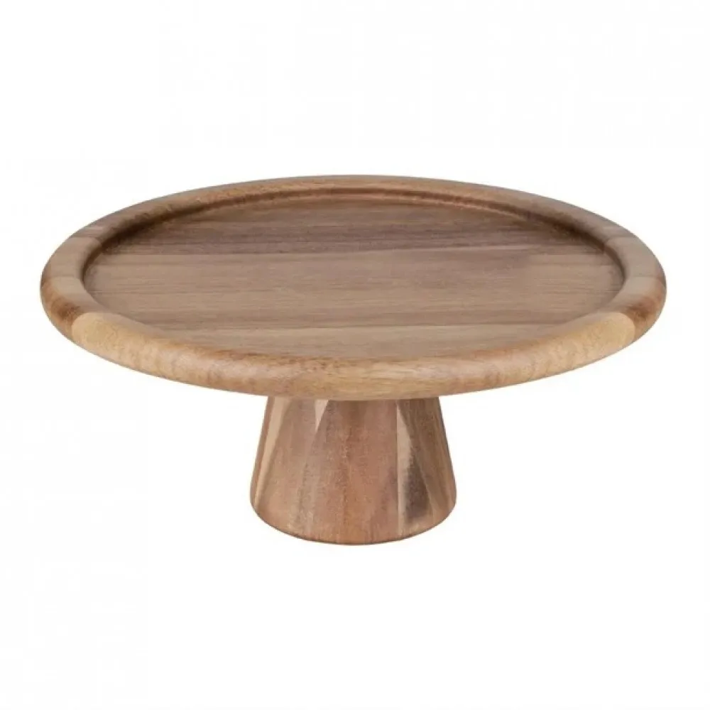 Olympia Acacia Cake Stand 305 X 127mm