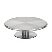 Cake Stand 31cm H 7cm Round S/s