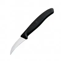 Victorinox Shaping Knife Curved Blade Black 8cm