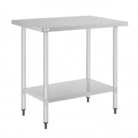 Nisbets Essentials Self Assembly St/st Table 800x600mm