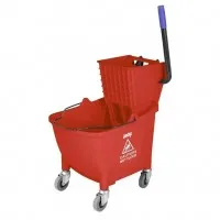 Jantex 30ltr Mop Bucket With Foot Pedal Release - Green