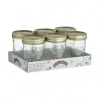 Kilner Wide Mouth 350ml Jar (pack Of 6)