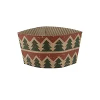 Christmas Cup Sleeves - 8oz Hot Cups Recyclable (pack 100)
