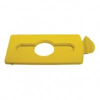 Rubbermaid Sjrs Stream Topper Lid For Bottles And Cans Yellow