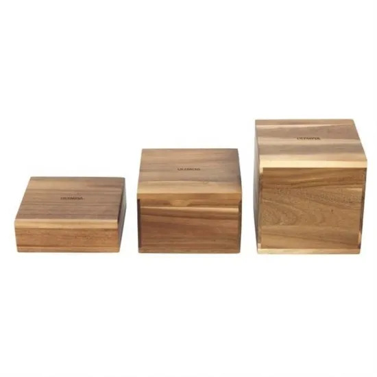 Olympia Acacia Riser Blocks 50/100/150(h)mm (set Of 3)