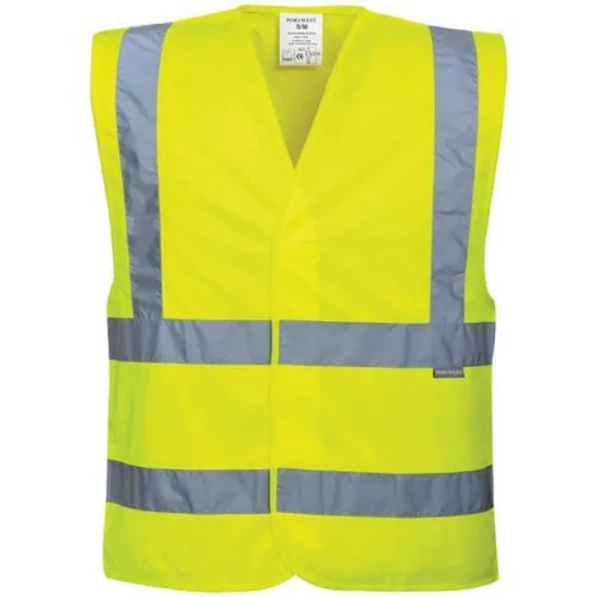 Hivis Two Band And Brace Vest Size S-m