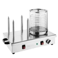 Buffalo 4 Spike Hot Dog Warmer 650w/230v