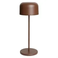Olympia Siena Table Lamp Round Dome Chestnut 300mm