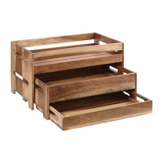 Churchill Wood Medium Rustic Nesting Crate 258w X 421l Mm