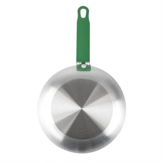 Hygiplas Aluminium Non-stick Teflon Frying Pan Green Handle 20cm