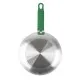 Hygiplas Aluminium Non-stick Teflon Frying Pan Green Handle 20cm