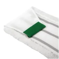 Syr Microfibre 400mm Flat Mop Head Green