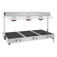 Buffalo Food Warmer With Gantry 3 X G/norm 1/1 1.5kw 3 Lamps