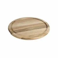 Olympia Round Acacia Wood Board For Cs014 Dome 330x20mm