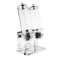 Olympia Cereal Dispenser Double 2 X 4ltr 360x240x603