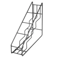 Olympia Syrup Bottle Stand Black Wire 400x105x320mm