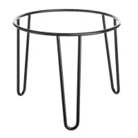 Olympia Non-slip Riser Round Black Wire 210x180mm