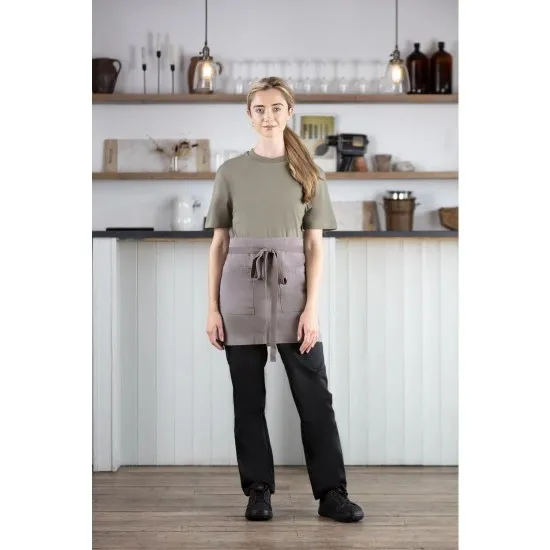 Canvas Waist Apron Grey