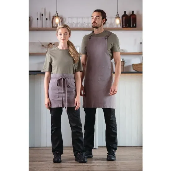 Canvas Waist Apron Grey