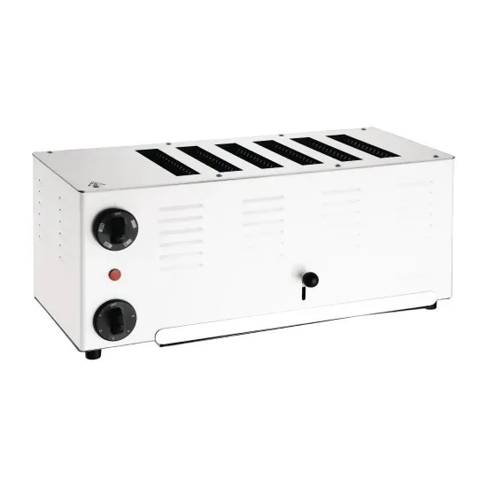 Rowlett Regent 6 Slot Toaster White With Spare Elements