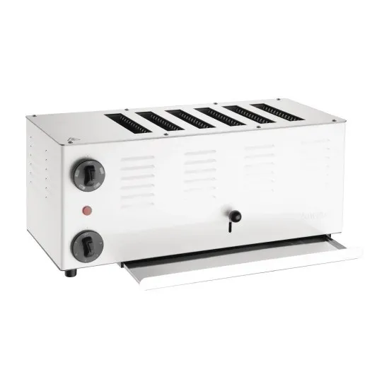 Rowlett Regent 6 Slot Toaster White With Spare Elements