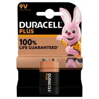Duracell Plus 9v Battery (single)