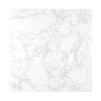 Bolero Table Square White Marble - 600mm