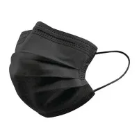 Omnitex Black Type Iir Front Of House Face Mask (pack Of 50)