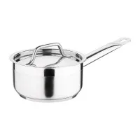 Nisbets Essentials Saucepan St/st - 140x70mm (lid Included)